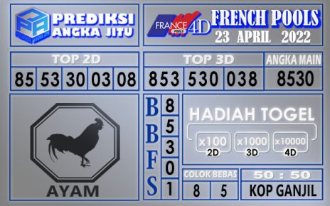 Prediksi togel French hari ini 22 April 2022