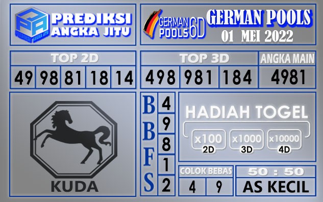 Prediksi togel German hari ini 01 Mei 2022