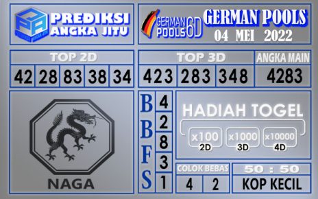 Prediksi Togel German hari ini 04 Mei 2022