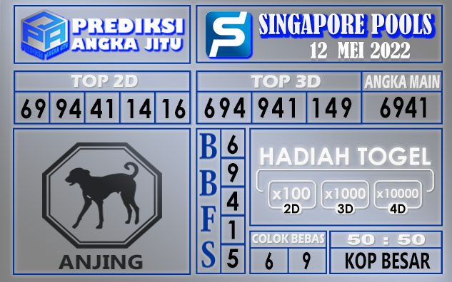 Prediksi Togel singapore hari ini 12 Mei 2022