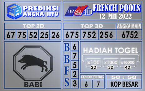 Prediksi togel French hari ini 11 mei 2022