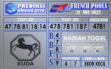 Prediksi togel French hari ini 21 mei 2022