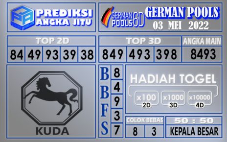 Prediksi togel German hari ini 03 Mei 2022