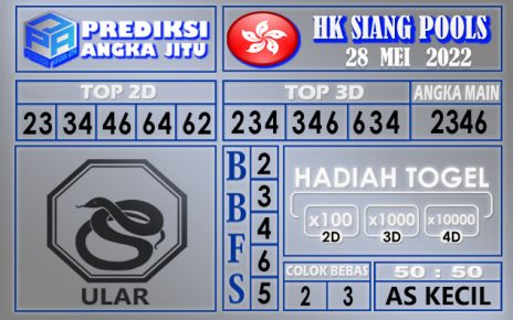 Prediksi togel Hk siang hari ini 28 Mei 2022