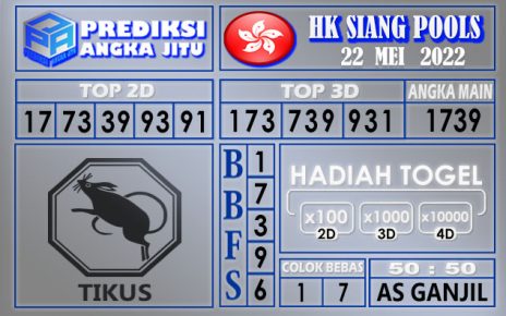 Prediksi togel Hk siang hari ini 22 mei 2022