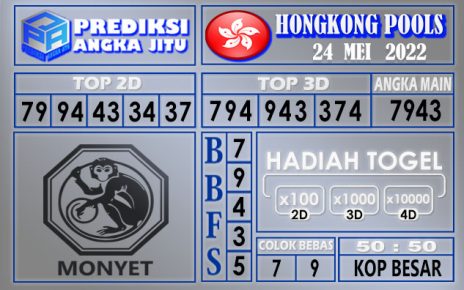 Prediksi togel Hongkong hari ini 24 Mei 2022