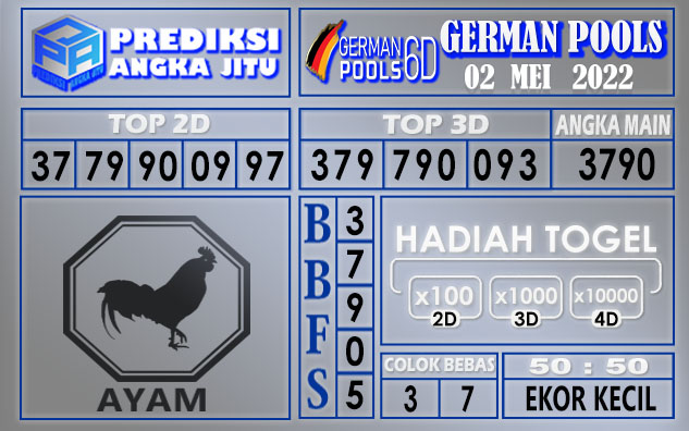 Prediksi togel german hari ini 01 Mei 2022