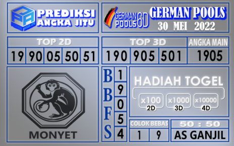 Prediksi togel german hari ini 30 mei 2022