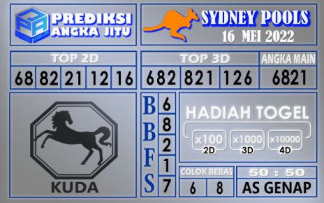 Prediksi togel sydney hari ini 16 mei 2022