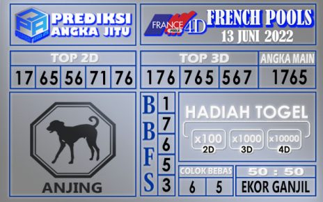 Prediksi togel french hari ini 12 juni 2022