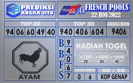 Prediksi togel french hari ini 21 juni 2022