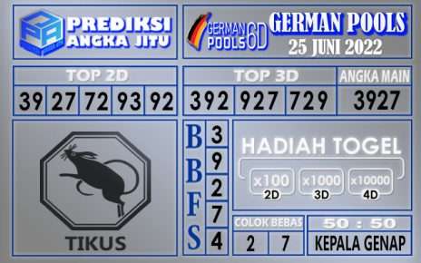 Prediksi togel german hari ini 24 juni 2022