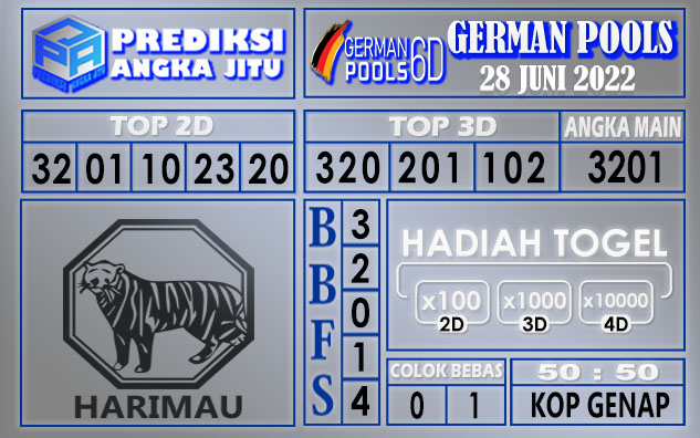 Prediksi togel german hari ini 27 juni 2022