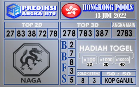 Prediksi togel hongkong hari ini 13 juni 2022