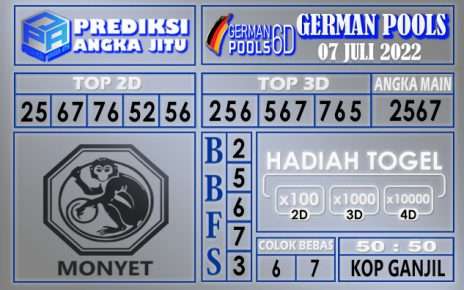 Prediksi togel german hari ini 06 juli 2022