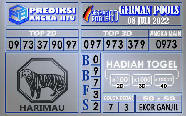 Prediksi togel german hari ini 07 juli 2022