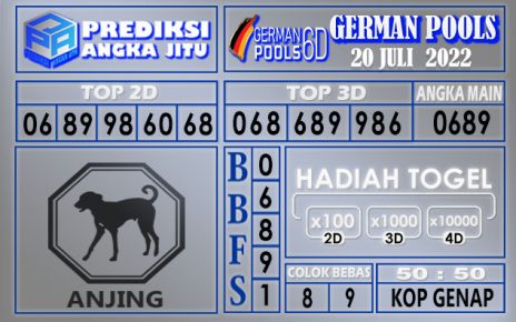 Prediksi togel german hari ini 19 juli 2022