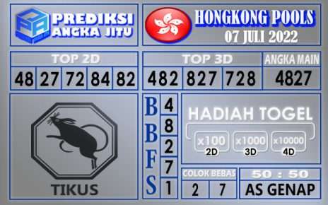 Prediksi togel hongkong hari ini 07 juli 2022