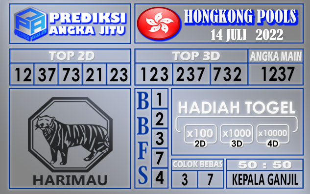 Prediksi togel hongkong hari ini 14 juli 2022