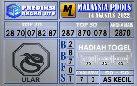 Prediksi togel malaysia hari ini 14 agustus 2022