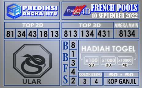 Prediksi togel french hari ini 09 september 2022