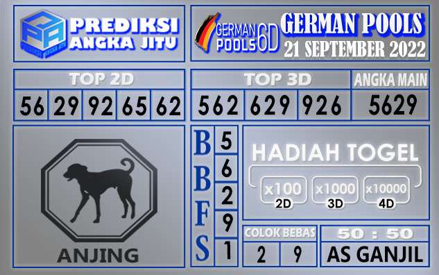 Prediksi togel german hari ini 20 september 2022