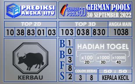 Prediksi togel german hari ini 29 september 2022