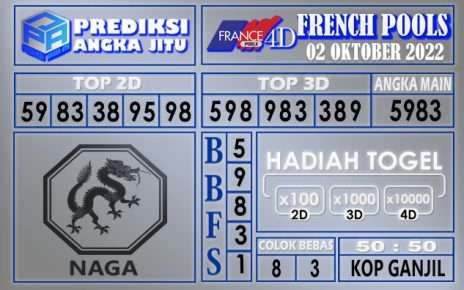 Prediksi togel french hari ini 01 oktober 2022