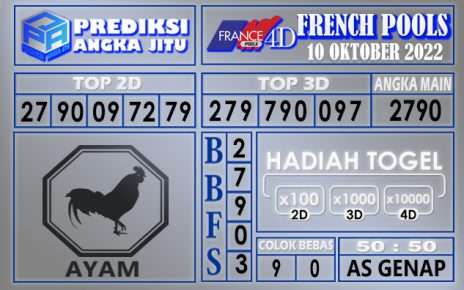 Prediksi togel french hari ini 09 oktober 2022