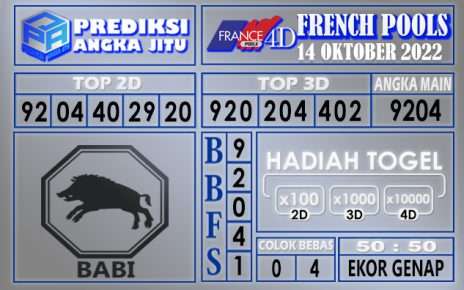 Prediksi togel french hari ini 13 oktober 2022