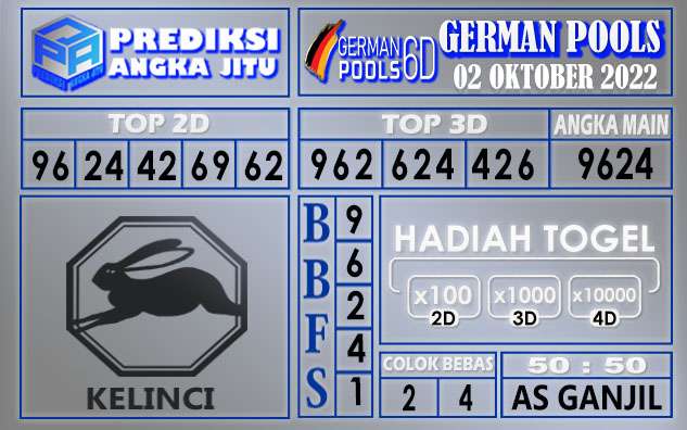 Prediksi togel german hari ini 01 oktober 2022