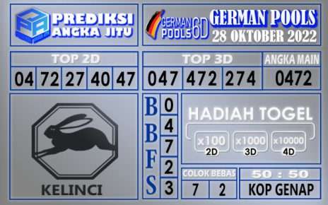 Prediksi togel german hari ini 27 oktober 2022