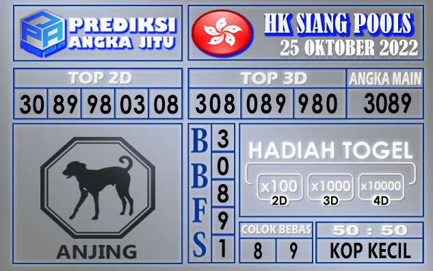 Prediksi togel hksiang hari ini 25 oktober 2022