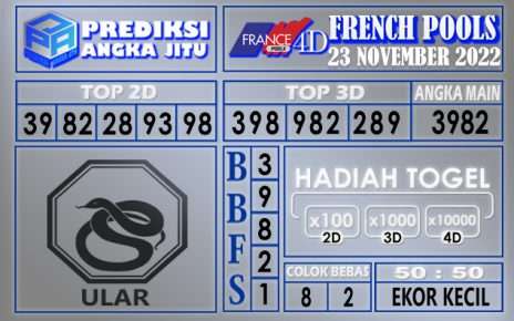 Prediksi togel french hari ini 22 november 2022