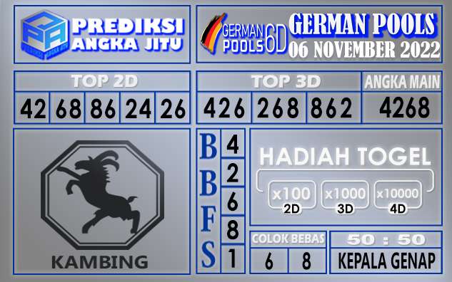 Prediksi togel german hari ini 05 november 2022