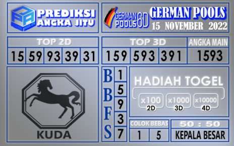 Prediksi togel german hari ini 15 november 2022