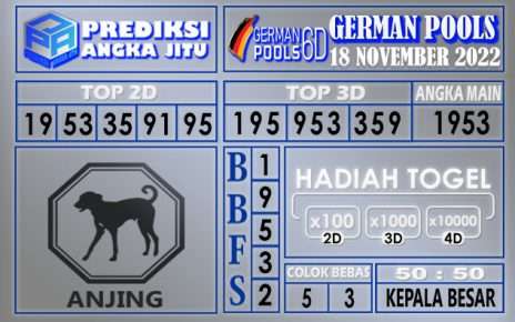 Prediksi togel german hari ini 17 november 2022