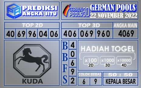 Prediksi togel german hari ini 21 november 2022