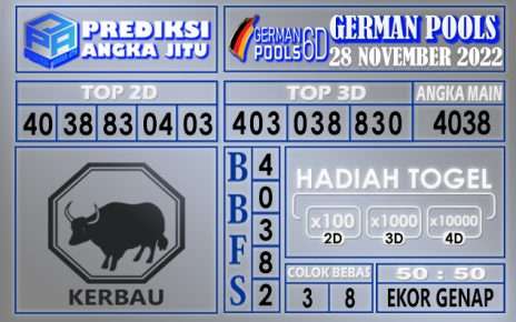 Prediksi togel german hari ini 27 november 2022