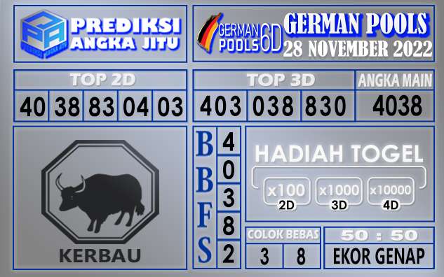 Prediksi togel german hari ini 27 november 2022