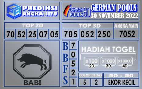 Prediksi togel german hari ini 29 november 2022