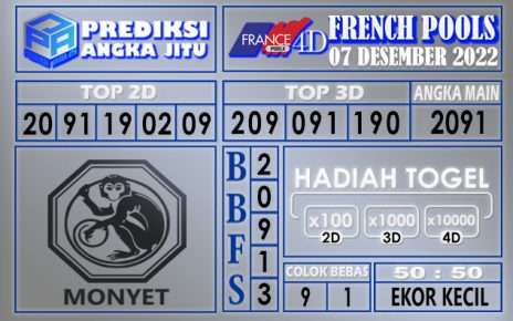 Prediksi togel french hari ini 06 desember 2022