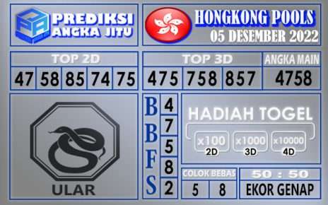 Prediksi togel hongkong hari ini 05 desember 2022