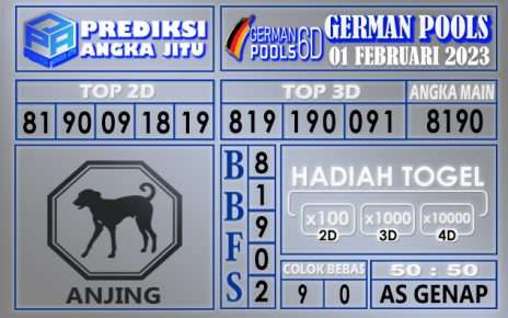 Prediksi togel german hari ini 31 januari 2023