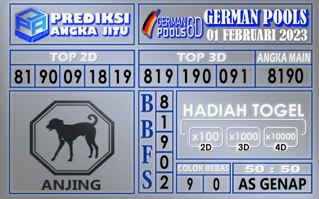 Prediksi togel german hari ini 31 januari 2023