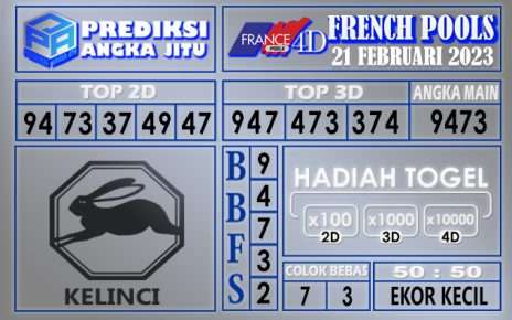 Prediksi togel french hari ini 20 februari 2023