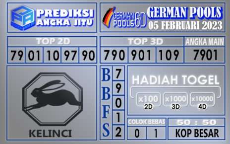 Prediksi togel german hari ini 04 februari 2023