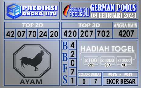 Prediksi togel german hari ini 07 februari 2023