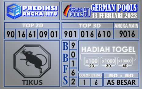 Prediksi togel german hari ini 12 februari 2023