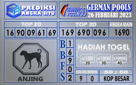 Prediksi togel german hari ini 25 februari 2023